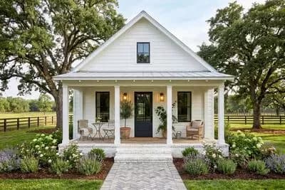 2-Bed ADU Cottage with Vaulted Kitchen and Living Room - 884 Sq Ft