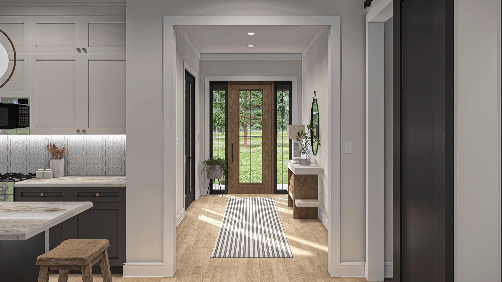 Plan 623369DJ: 2-Bed Modern Barndominium with Home Office and Great Room - 2214 Sq Ft - Image #19 - Barndominium, Country, Craftsman, Modern, New American