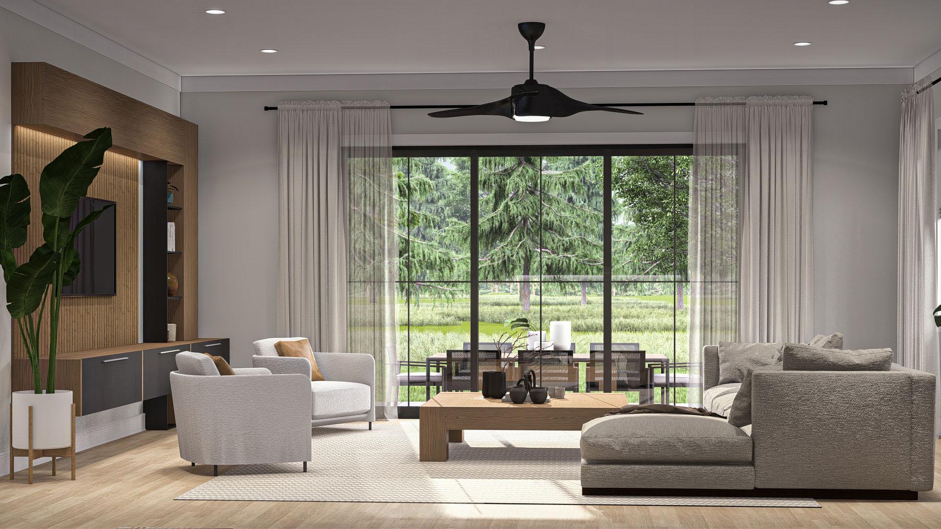Plan 623369DJ: 2-Bed Modern Barndominium with Home Office and Great Room - 2214 Sq Ft - Image #22 - Barndominium, Country, Craftsman, Modern, New American