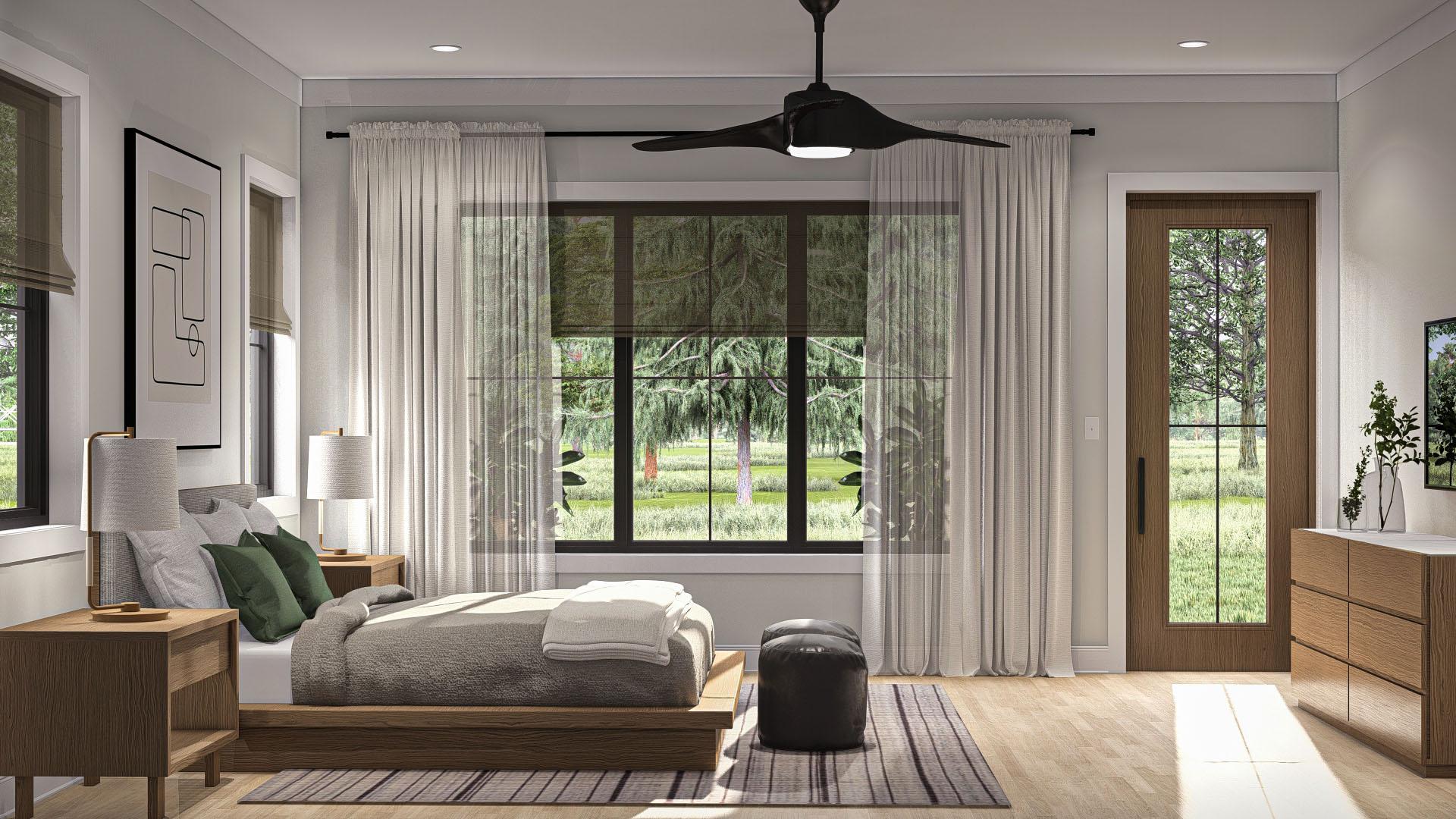 Plan 623369DJ: 2-Bed Modern Barndominium with Home Office and Great Room - 2214 Sq Ft - Image #26 - Barndominium, Country, Craftsman, Modern, New American