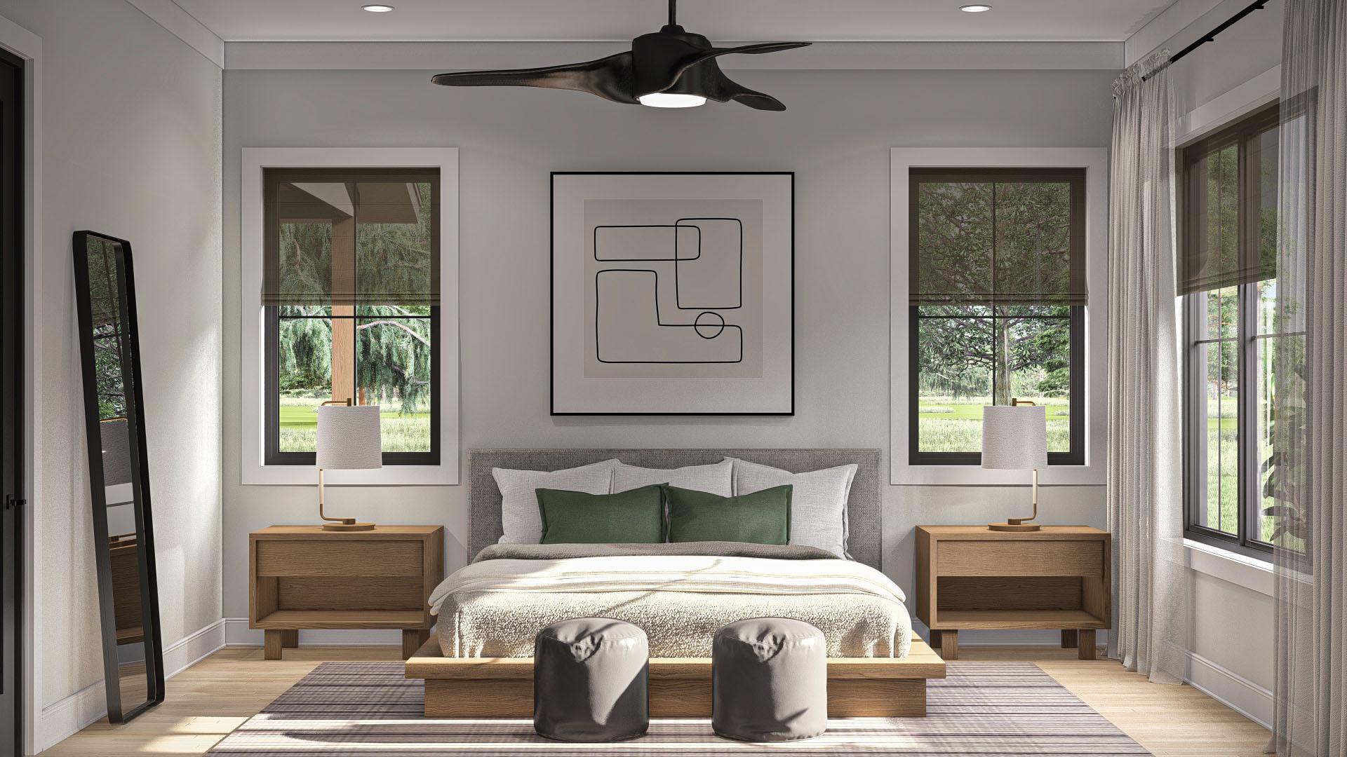 Plan 623369DJ: 2-Bed Modern Barndominium with Home Office and Great Room - 2214 Sq Ft - Image #27 - Barndominium, Country, Craftsman, Modern, New American