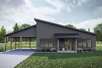 2-Bed Modern Barndominium with Home Office and Great Room - 2214 Sq Ft