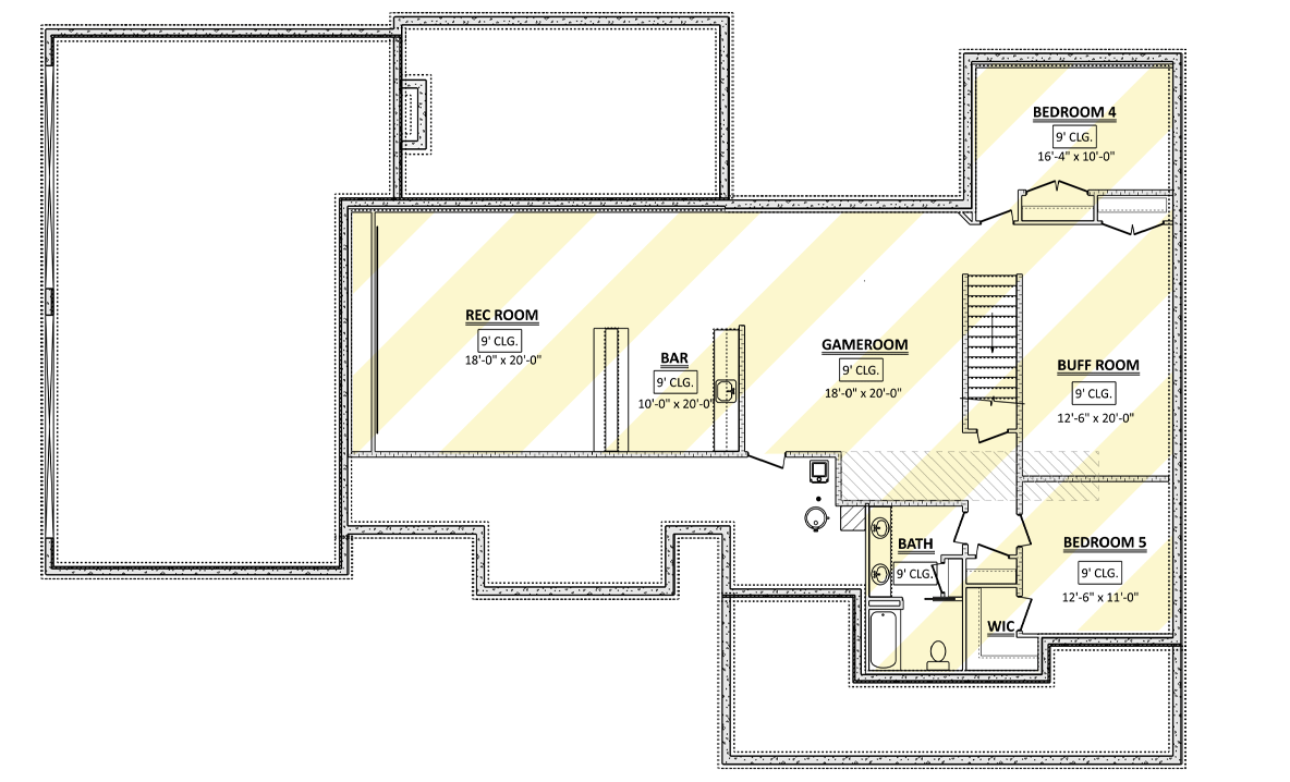 Plan 911039JVD: 3-Bed Modern Farmhouse Plan with Main Floor Master and Sun Room - 3111 Sq Ft - Floor Plan - Optional Lower Level - Country, Farmhouse, Modern Farmhouse