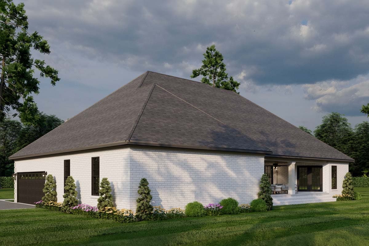 Plan 60721ND: 4-Bed Traditional Home Plan with Keeping Room and Study Room - 2613 Sq Ft - Image #17 - French Country, Traditional