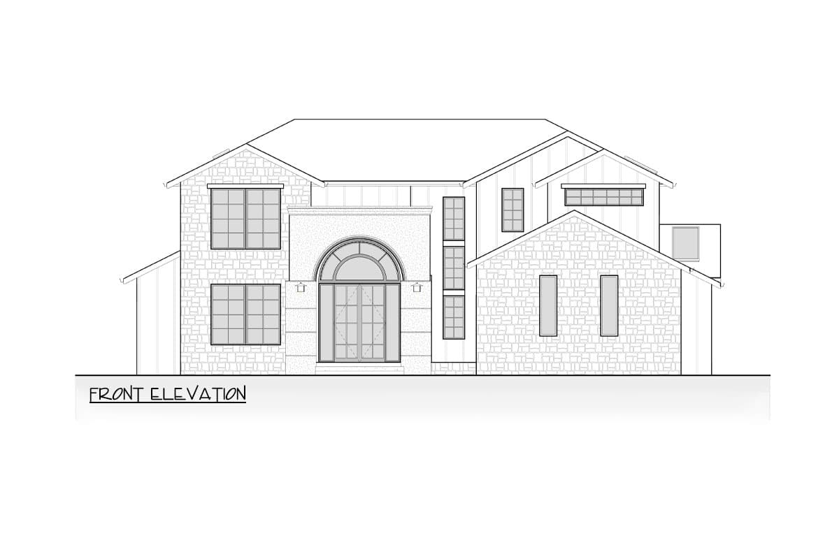 Plan 666271RAF: 4-Bed Contemporary Home Plan with Guest Suite on Main Level - 5158 Sq Ft - Image #5 - Contemporary, New American, Northwest, Transitional