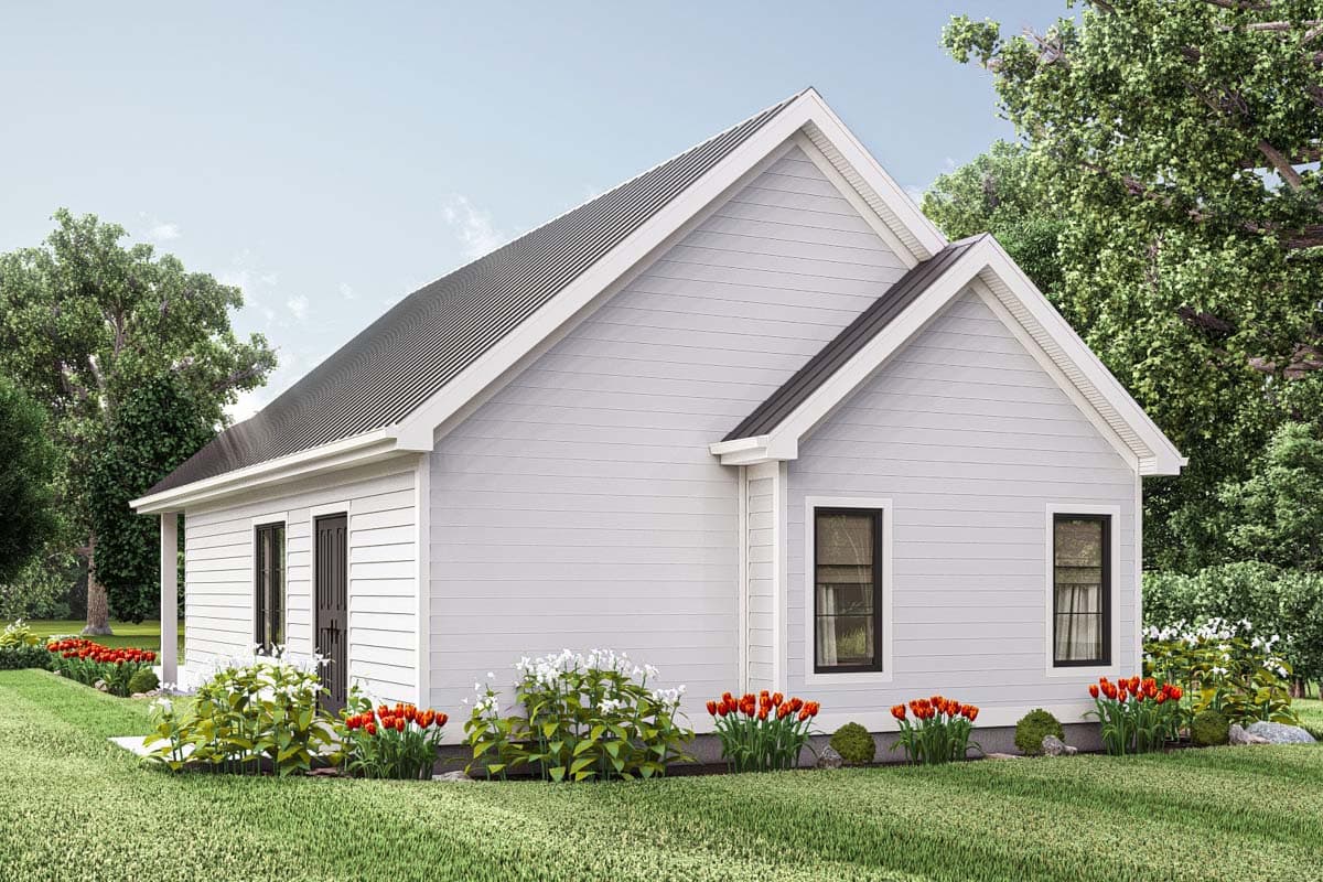 Plan 623370DJ: Craftsman-Style Cottage ADU with Open Concept Great Room - Image #14 - Cottage, Country, Craftsman