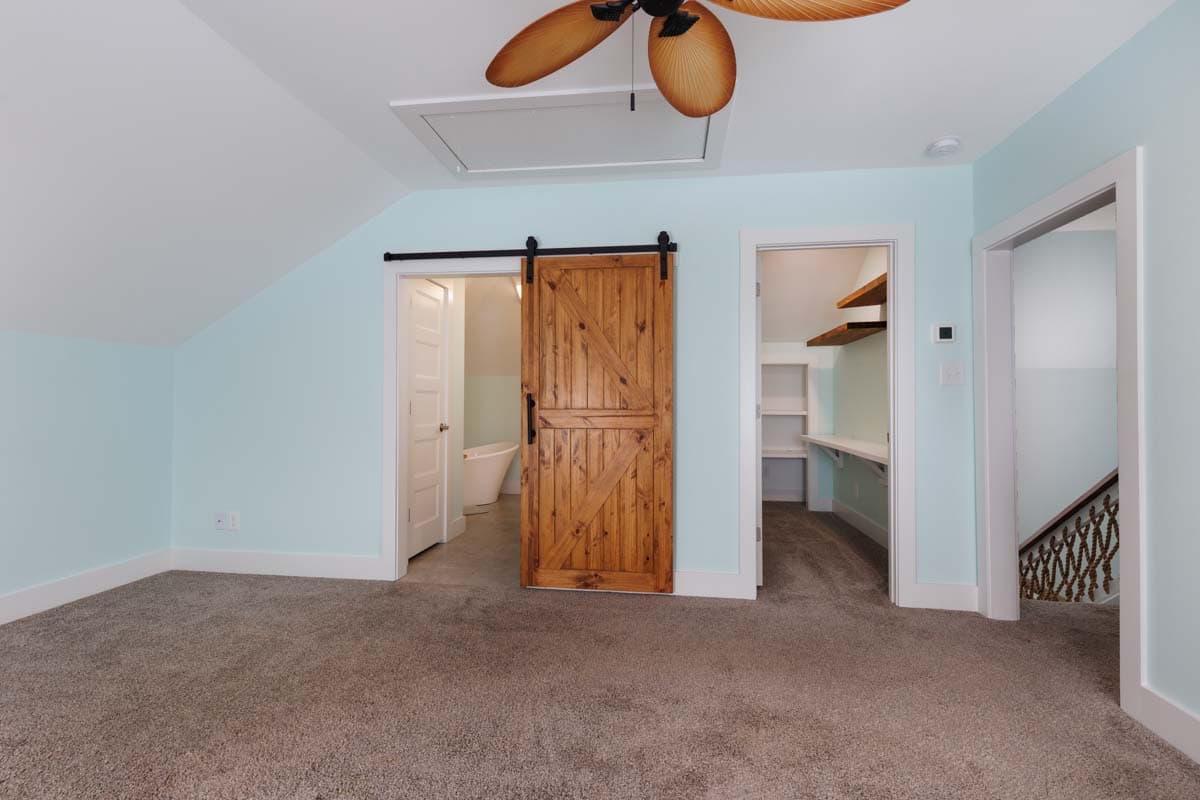 Plan 461043DNN: 3-Bed Low Country Home Plan with Two Story Great Room - 1416 Sq Ft - Image #21 - Cabin, Country, Low Country