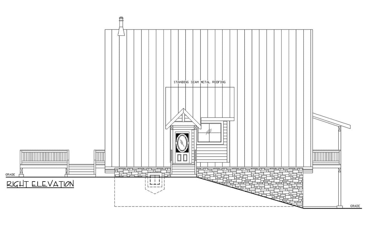 Plan 350075GH: 2-Bed A-Frame Cabin with Loft and Great Room - 1627 Sq Ft - Image #5 - A-Frame, Cabin, Mountain, Northwest