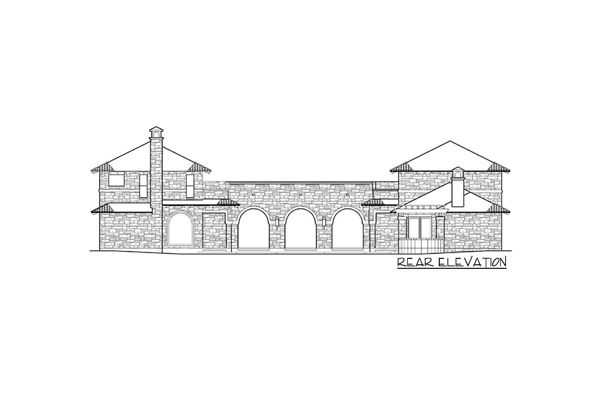 Plan 36313TX: Unique Courtyard Living - Image #4 - European, Mediterranean, Tuscan