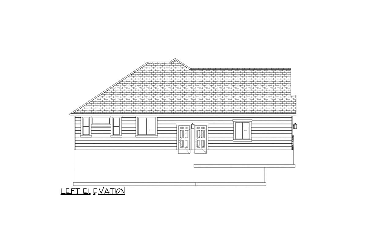 Plan 61508UT: Two-Story Traditional Home Plan with Bonus Above and Home Office - 2845 Sq Ft - Image #24 - Craftsman, Traditional