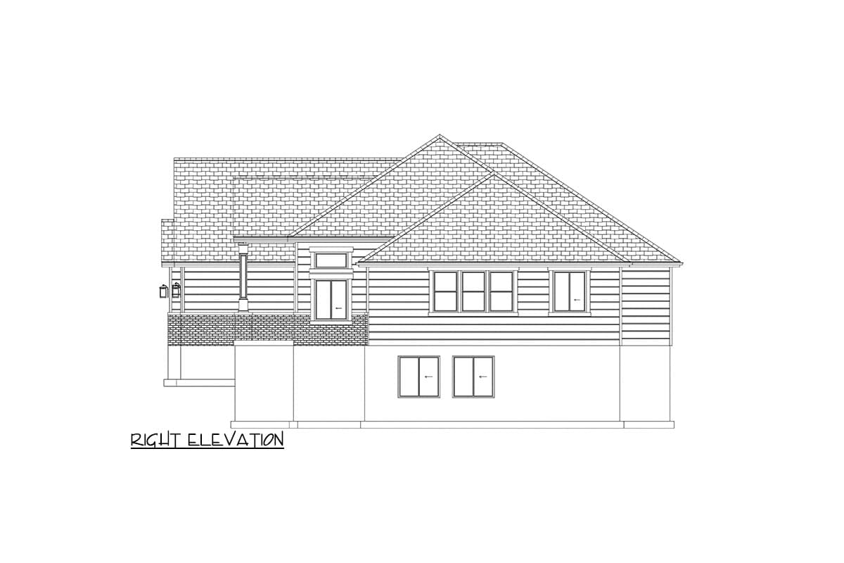 Plan 61508UT: Two-Story Traditional Home Plan with Bonus Above and Home Office - 2845 Sq Ft - Image #26 - Craftsman, Traditional