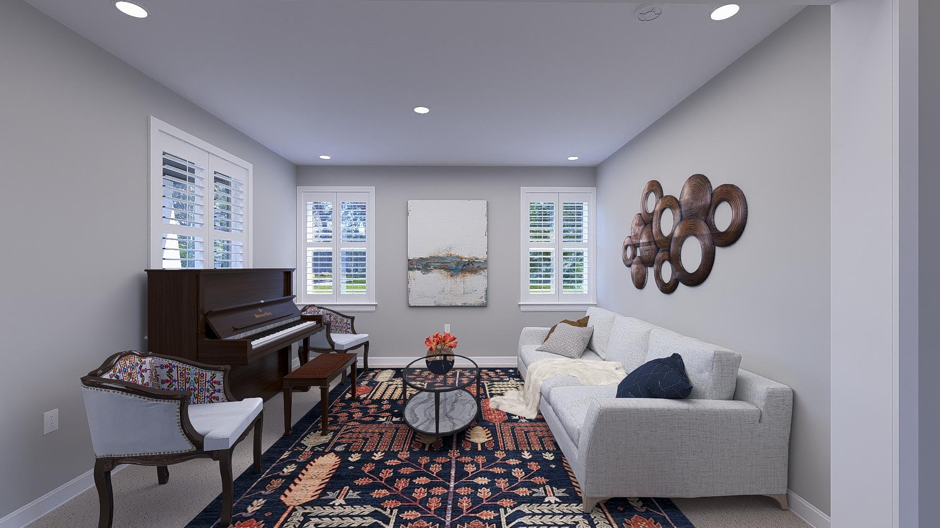 Plan 61509UT: 5-Bed New American Home Plan with Two Story Great Room - 3237 Sq Ft - Image #8 - New American, Traditional