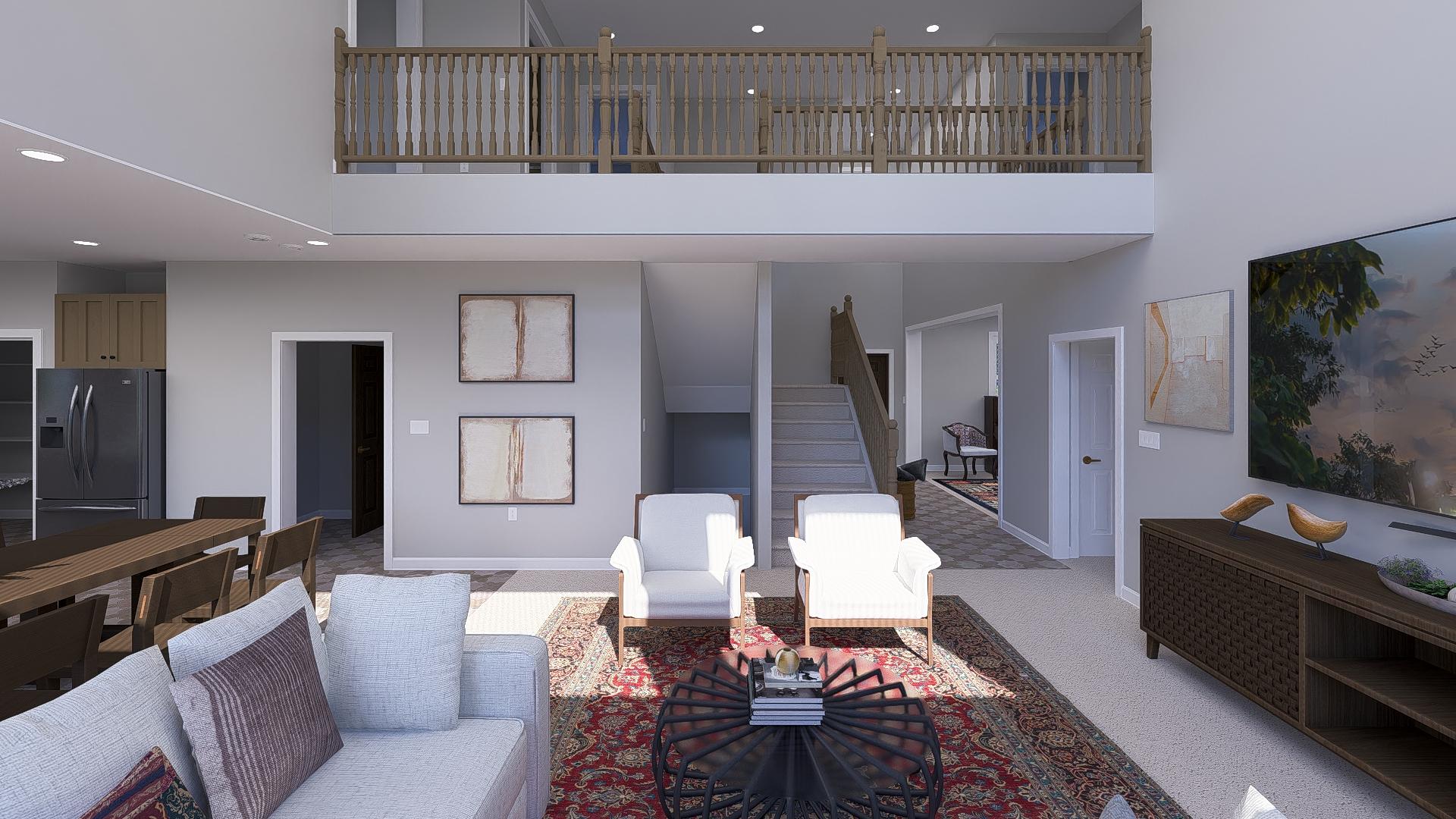 Plan 61509UT: 5-Bed New American Home Plan with Two Story Great Room - 3237 Sq Ft - Image #15 - New American, Traditional