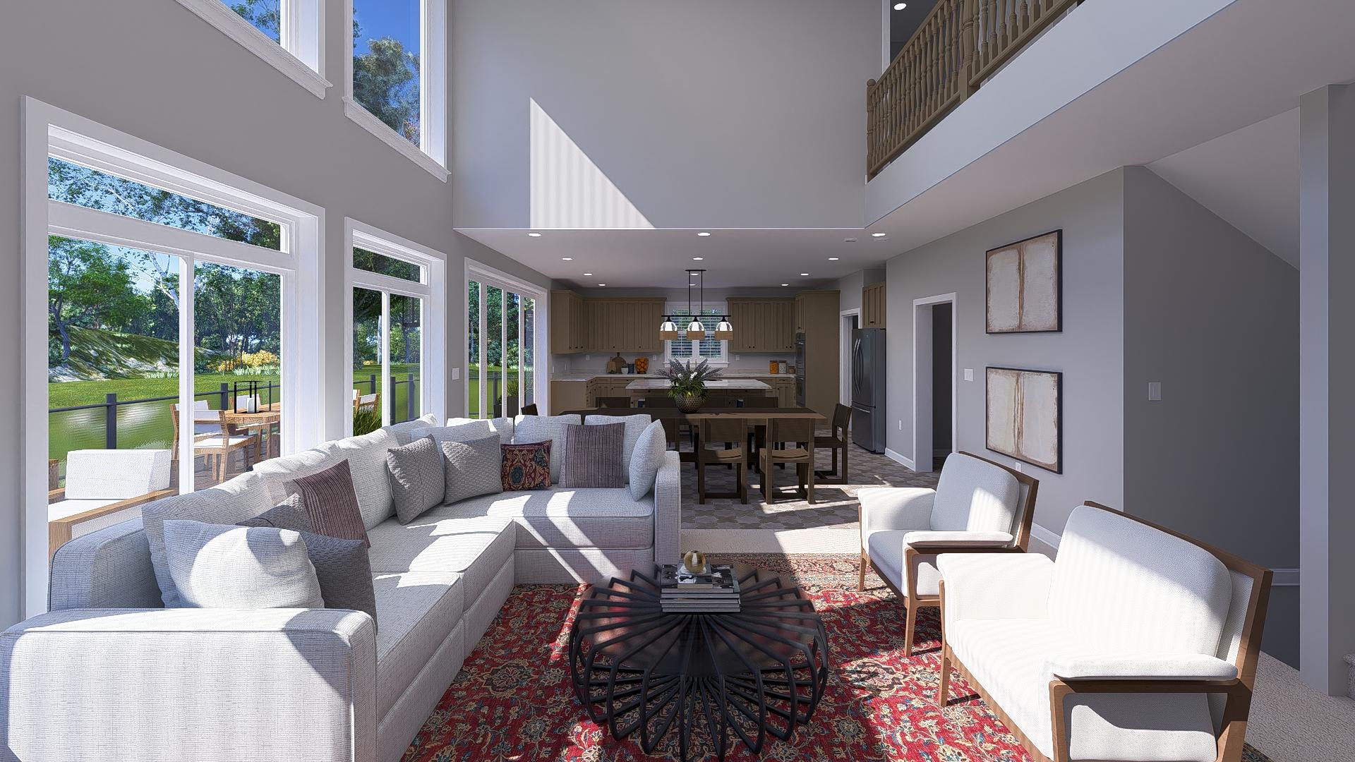 Plan 61509UT: 5-Bed New American Home Plan with Two Story Great Room - 3237 Sq Ft - Image #16 - New American, Traditional