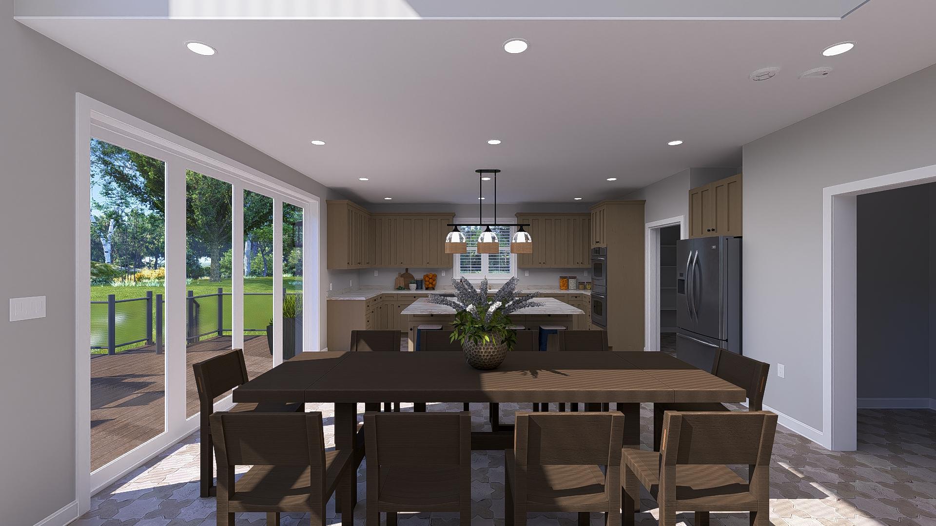 Plan 61509UT: 5-Bed New American Home Plan with Two Story Great Room - 3237 Sq Ft - Image #17 - New American, Traditional