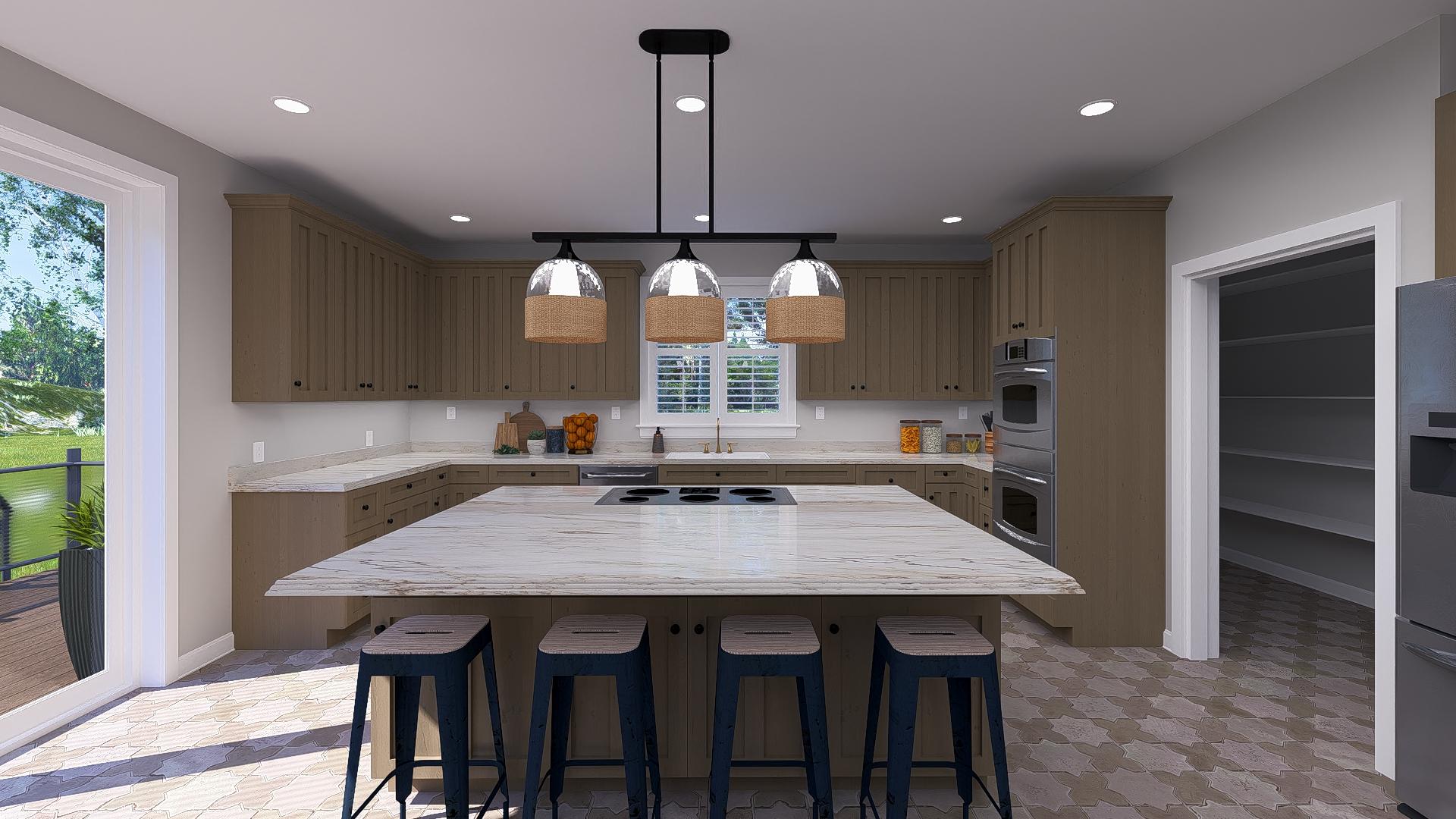 Plan 61509UT: 5-Bed New American Home Plan with Two Story Great Room - 3237 Sq Ft - Image #18 - New American, Traditional