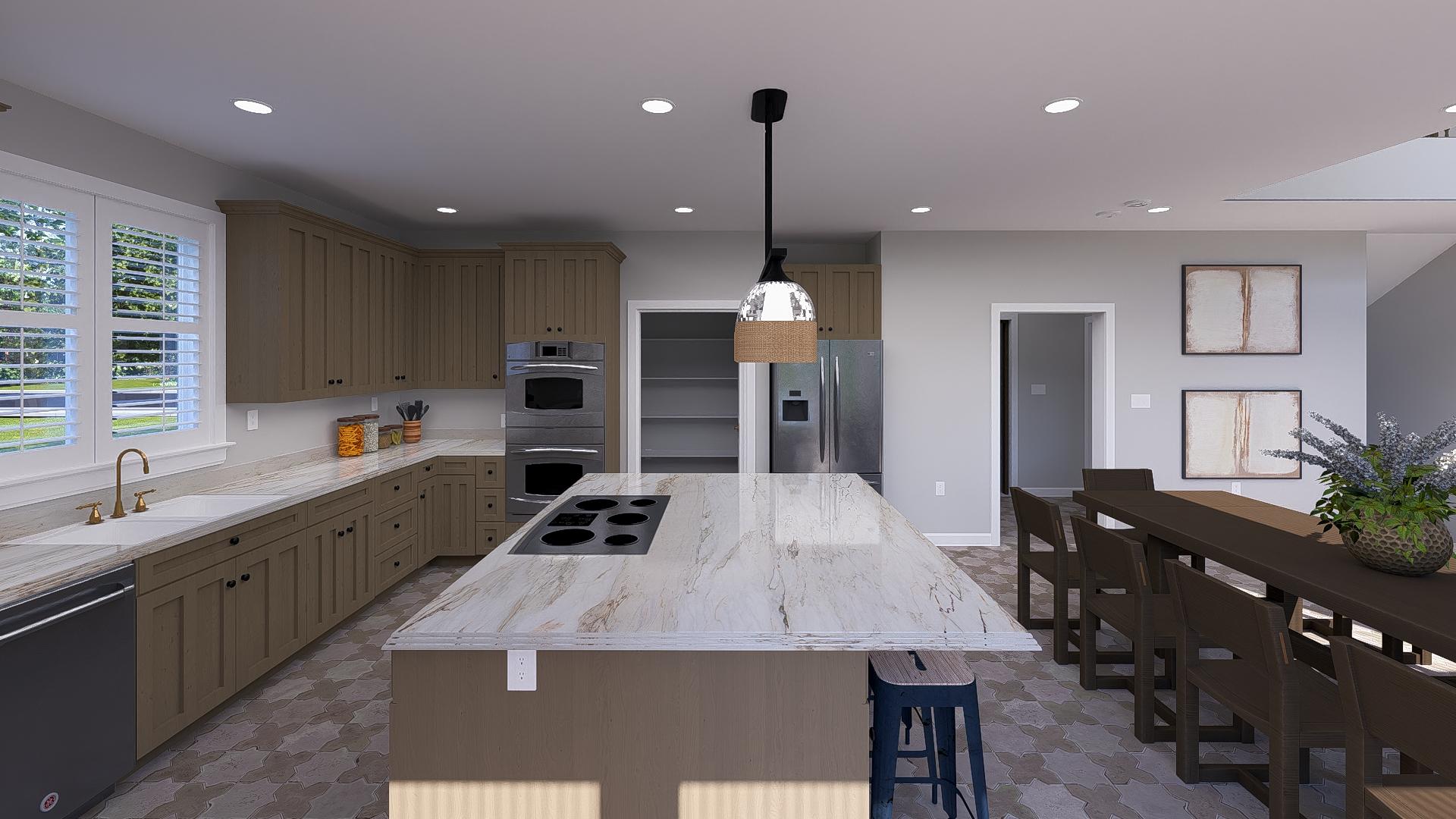 Plan 61509UT: 5-Bed New American Home Plan with Two Story Great Room - 3237 Sq Ft - Image #19 - New American, Traditional