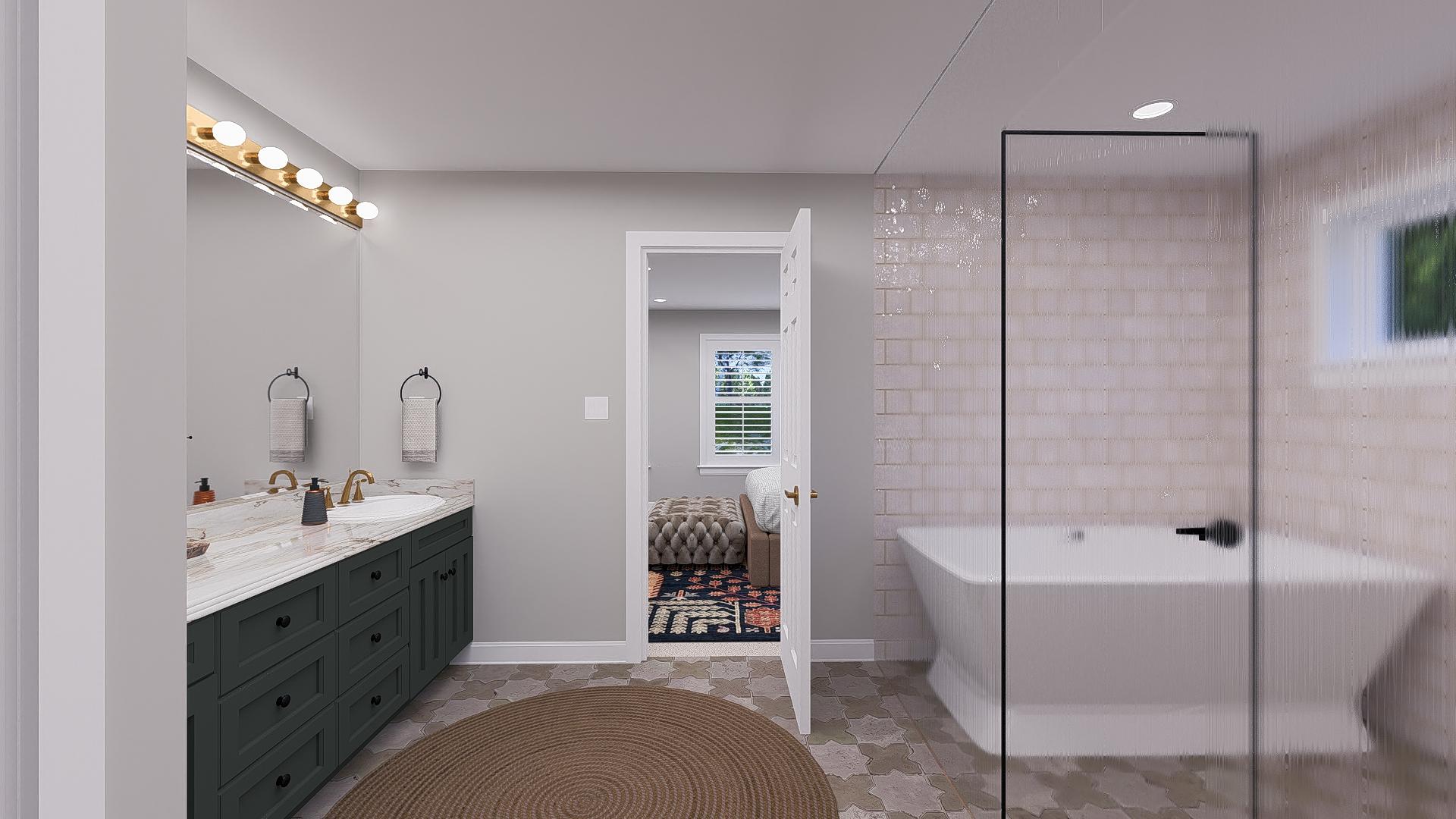 Plan 61509UT: 5-Bed New American Home Plan with Two Story Great Room - 3237 Sq Ft - Image #26 - New American, Traditional