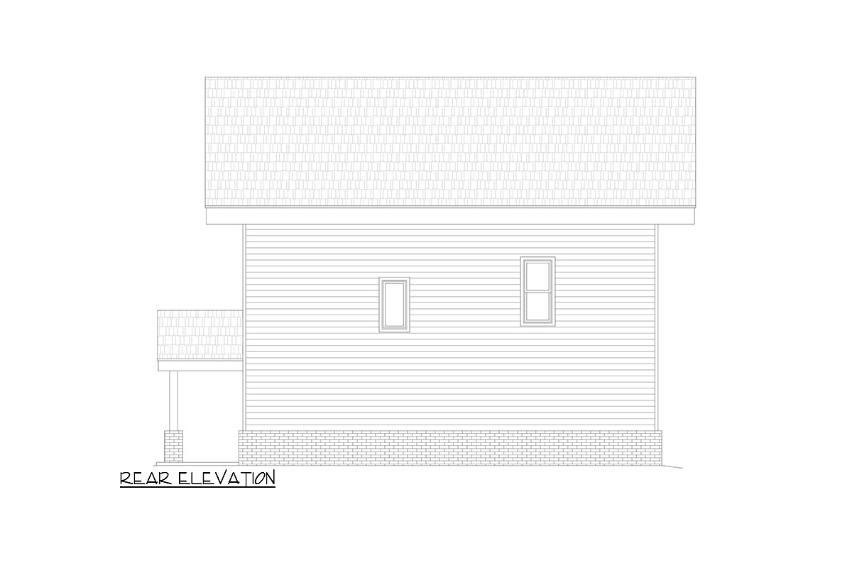 Plan 680348VR: Three-Story Mountain Plan with 3rd Floor Rec Room and Office - 2663 Sq Ft - Image #7 - Mountain, Ranch