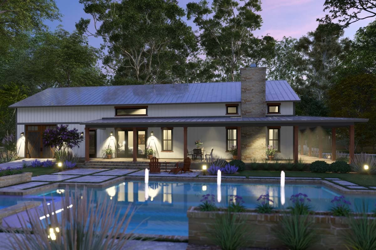 Plan 16930WG: 3-Bed Barndominium-Style Modern Farmhouse with Vaulted Great Room - 2,218 Sq Ft - Image #9 - Barndominium, Country, Modern Farmhouse, New American, Rustic