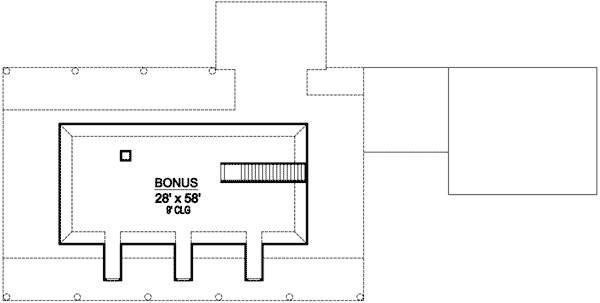 Plan 36316TX: Country Living with Expansion Possibilities - Floor Plan - Bonus - Country, Southern