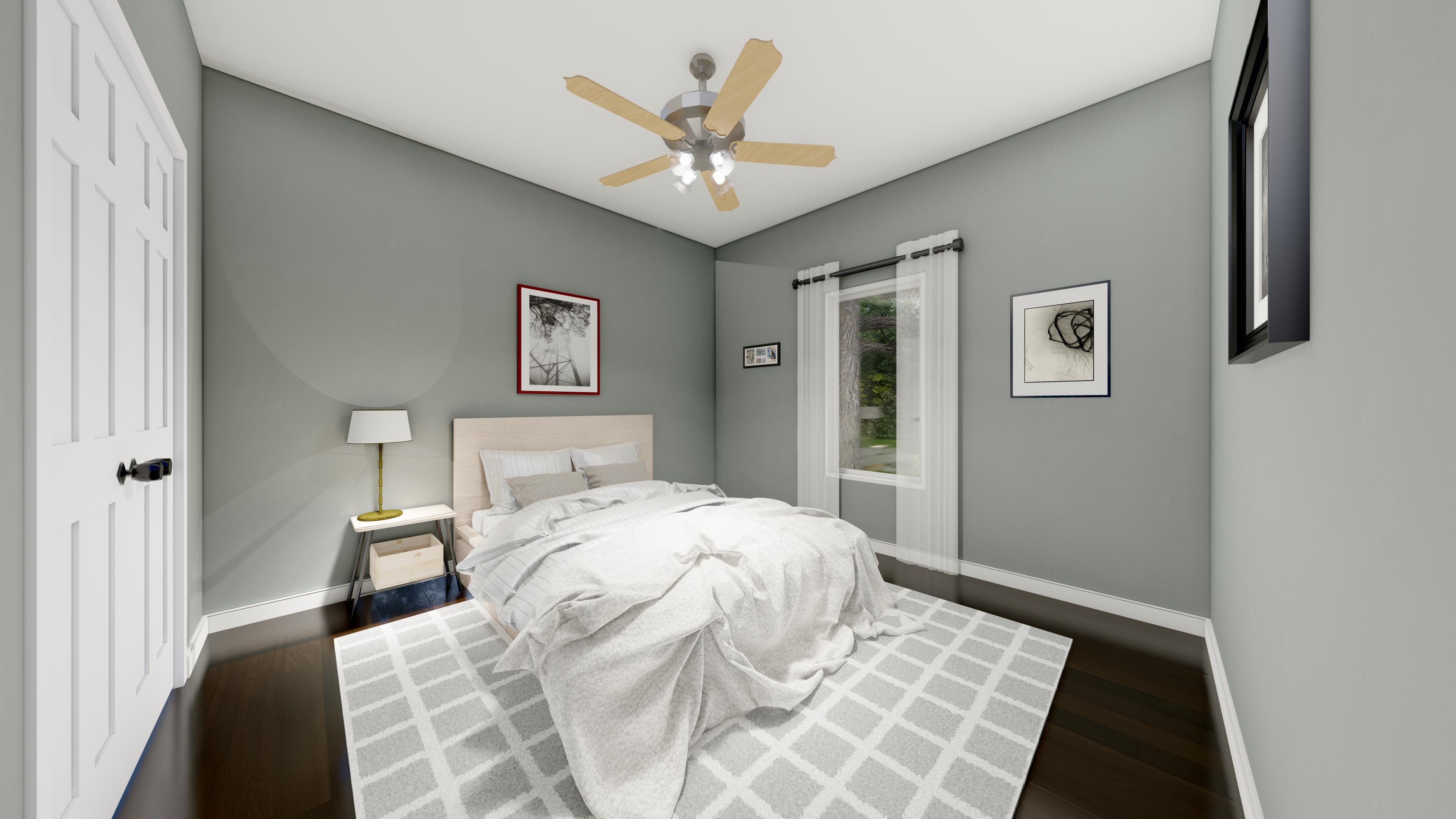 Plan 83664CRW: Three Dormers New American House Plan Under 1700 Sq Ft with Bonus Room - Image #9 - New American, Ranch