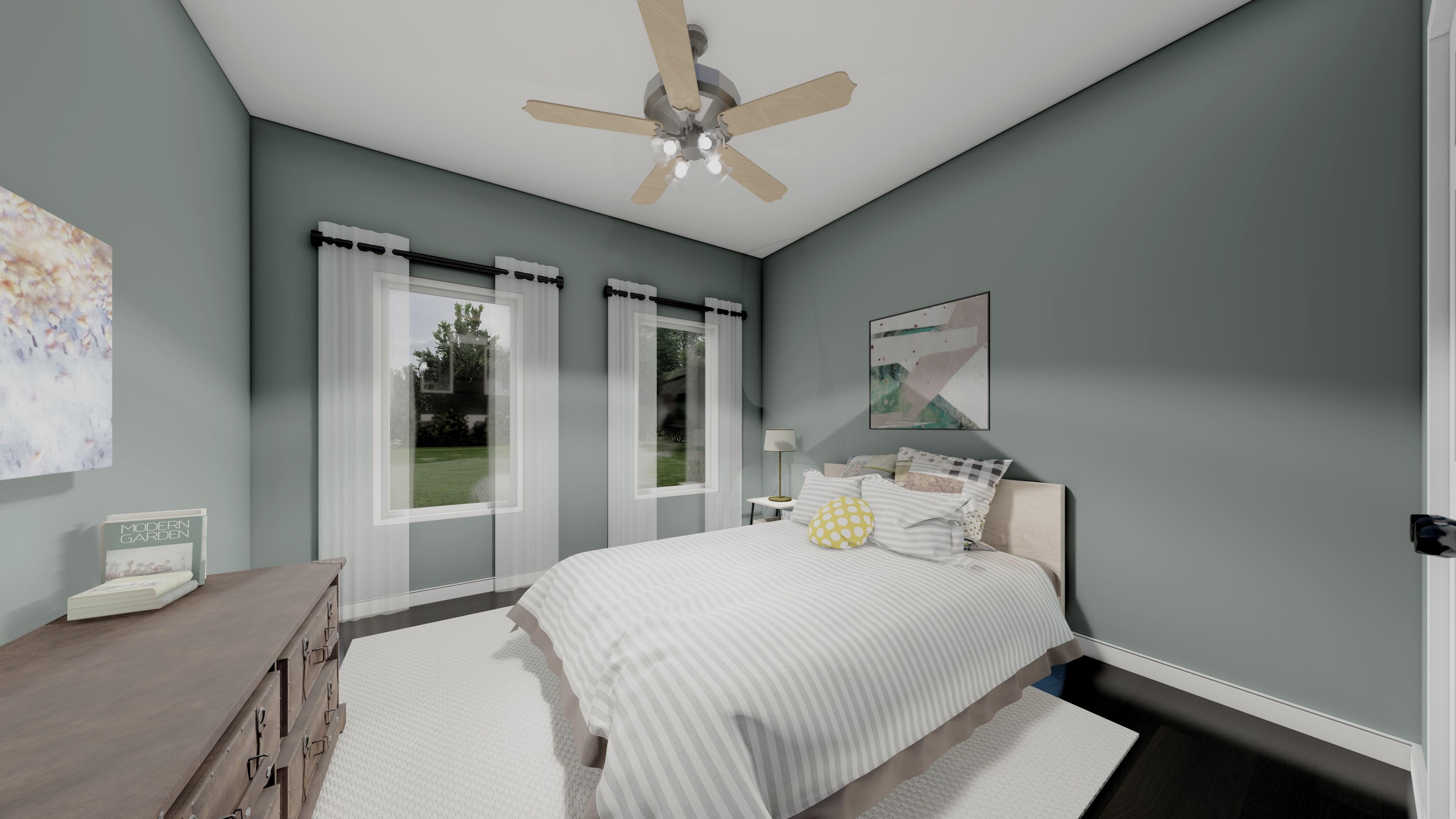 Plan 83664CRW: Three Dormers New American House Plan Under 1700 Sq Ft with Bonus Room - Image #10 - New American, Ranch