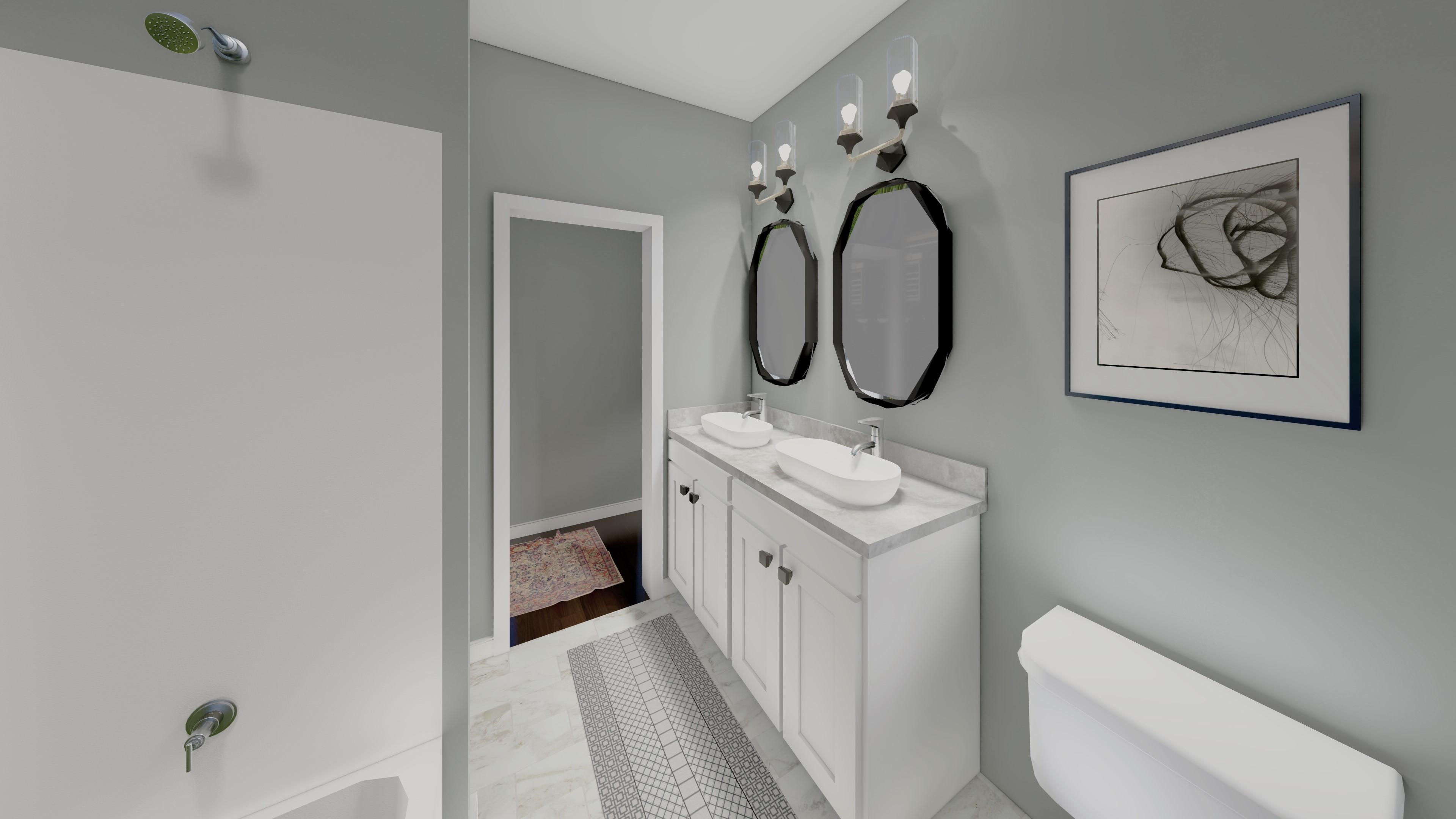 Plan 83664CRW: Three Dormers New American House Plan Under 1700 Sq Ft with Bonus Room - Image #6 - New American, Ranch