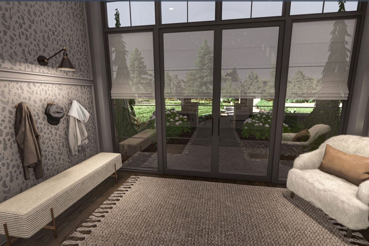 Plan 623371DJ: 5-Bed Modern European Home Plan with Two Story Great Room and Family Room - 4650 Sq Ft - Virtual Tour Cover Image - Contemporary, European, French Country, New American, Transitional