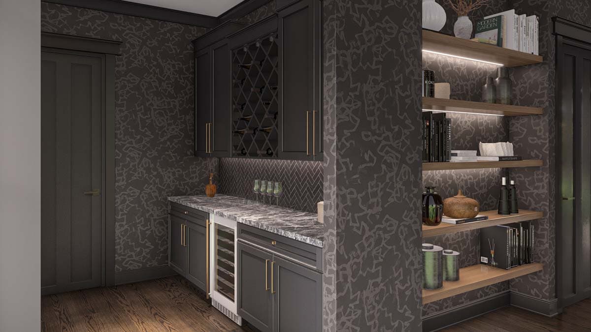 Plan 623371DJ: 5-Bed Modern European Home Plan with Two Story Great Room and Family Room - 4650 Sq Ft - Image #9 - Contemporary, European, French Country, New American, Transitional