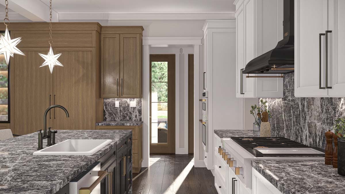 Plan 623371DJ: 5-Bed Modern European Home Plan with Two Story Great Room and Family Room - 4650 Sq Ft - Image #12 - Contemporary, European, French Country, New American, Transitional