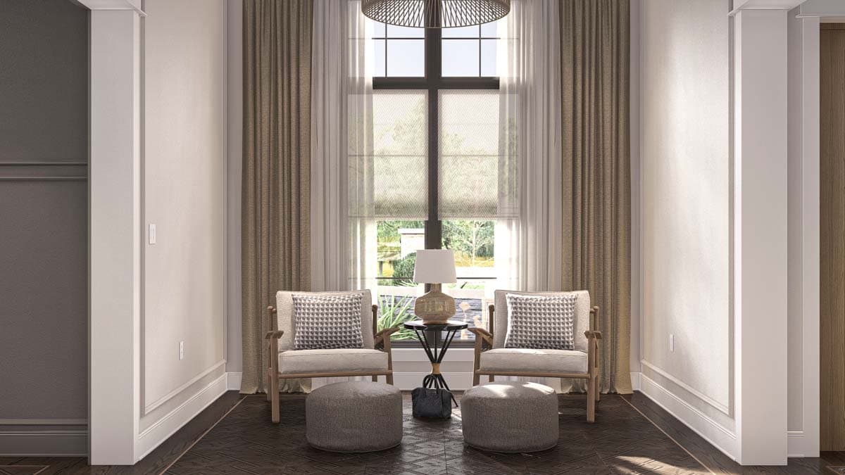 Plan 623371DJ: 5-Bed Modern European Home Plan with Two Story Great Room and Family Room - 4650 Sq Ft - Image #15 - Contemporary, European, French Country, New American, Transitional