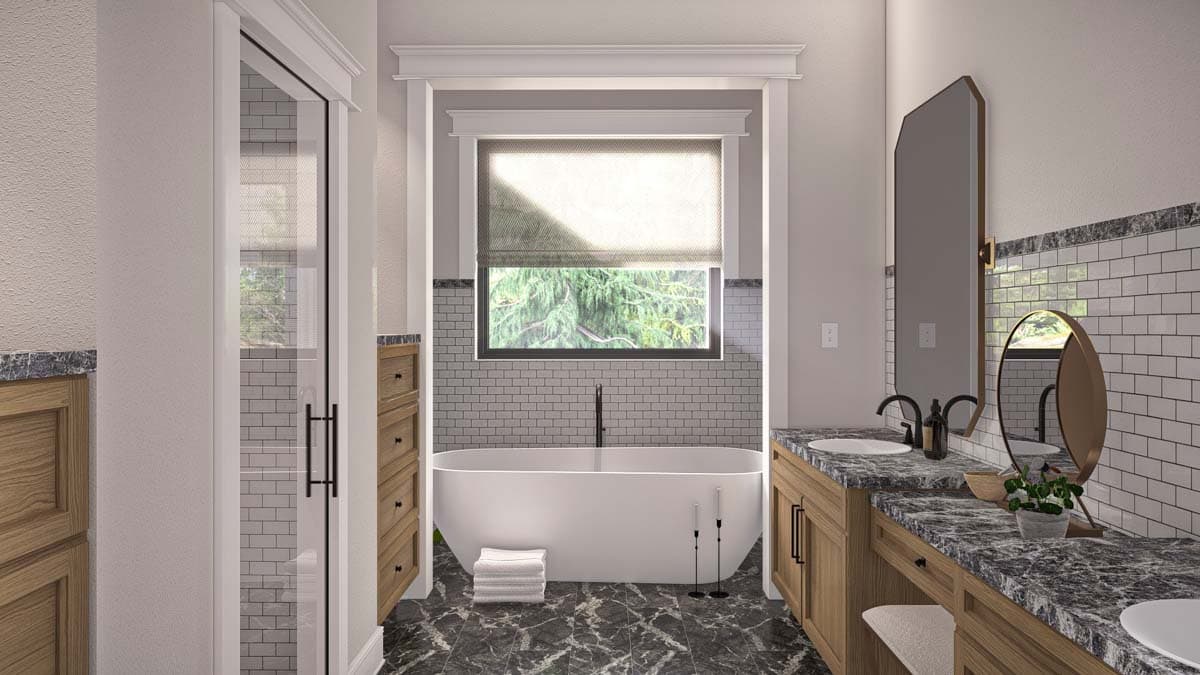 Plan 623371DJ: 5-Bed Modern European Home Plan with Two Story Great Room and Family Room - 4650 Sq Ft - Image #18 - Contemporary, European, French Country, New American, Transitional