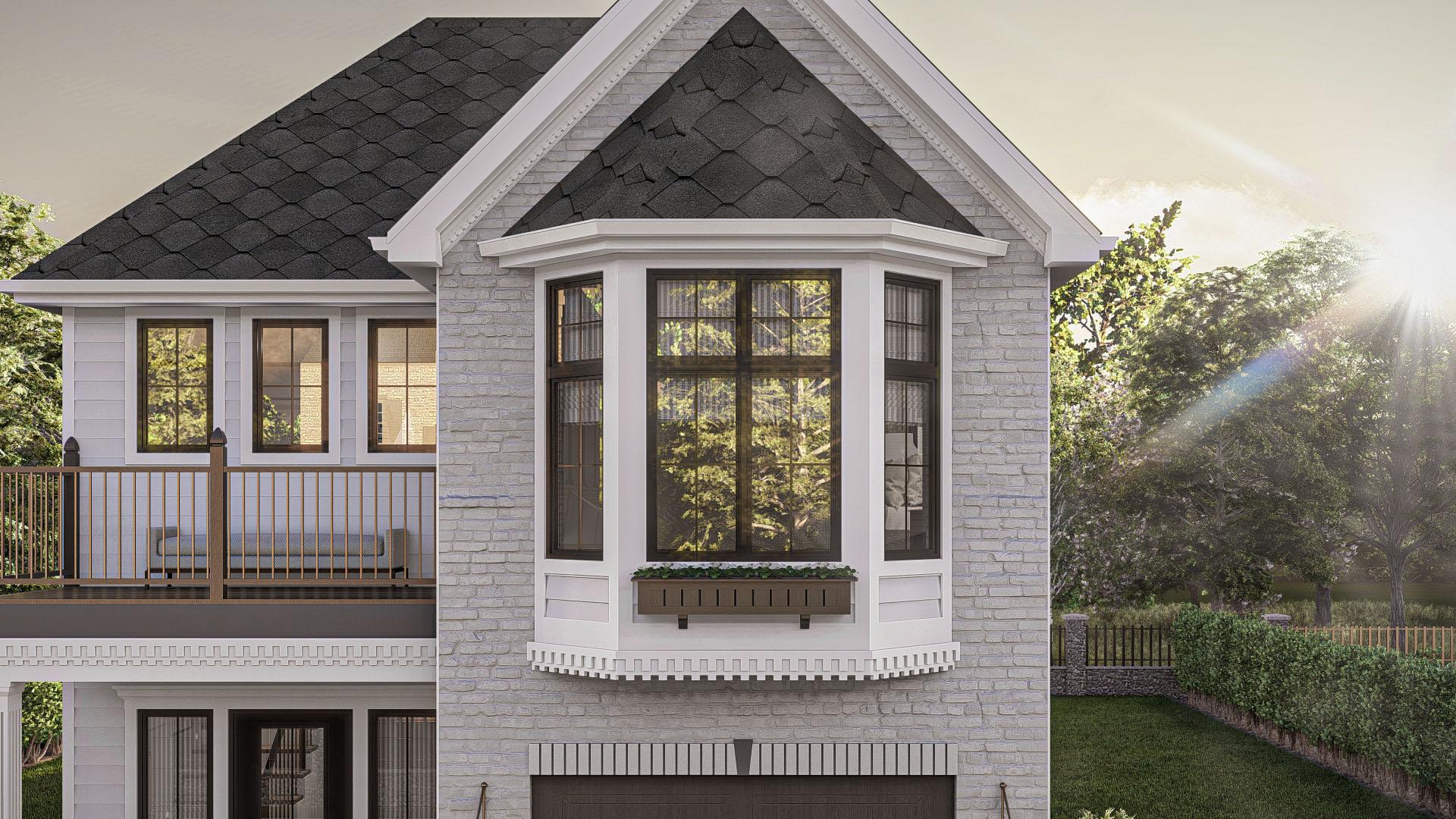 Plan 623373DJ: Two-Story Victorian Home Plan with Clustered Bedrooms - 1583 Sq Ft - Image #9 - European, Victorian