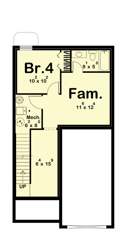 Plan 623373DJ: Two-Story Victorian Home Plan with Clustered Bedrooms - 1583 Sq Ft - Floor Plan - Optional Lower Level Layout ($ Paid Option) - European, Victorian