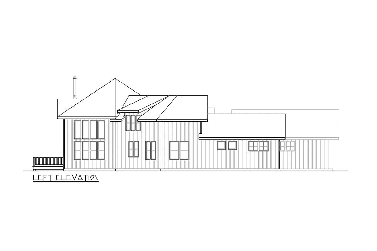 Plan 72416DA: 3-Bed Home Plan with Media Room and Office - 3713 Sq Ft - Image #4 - Craftsman, Northwest