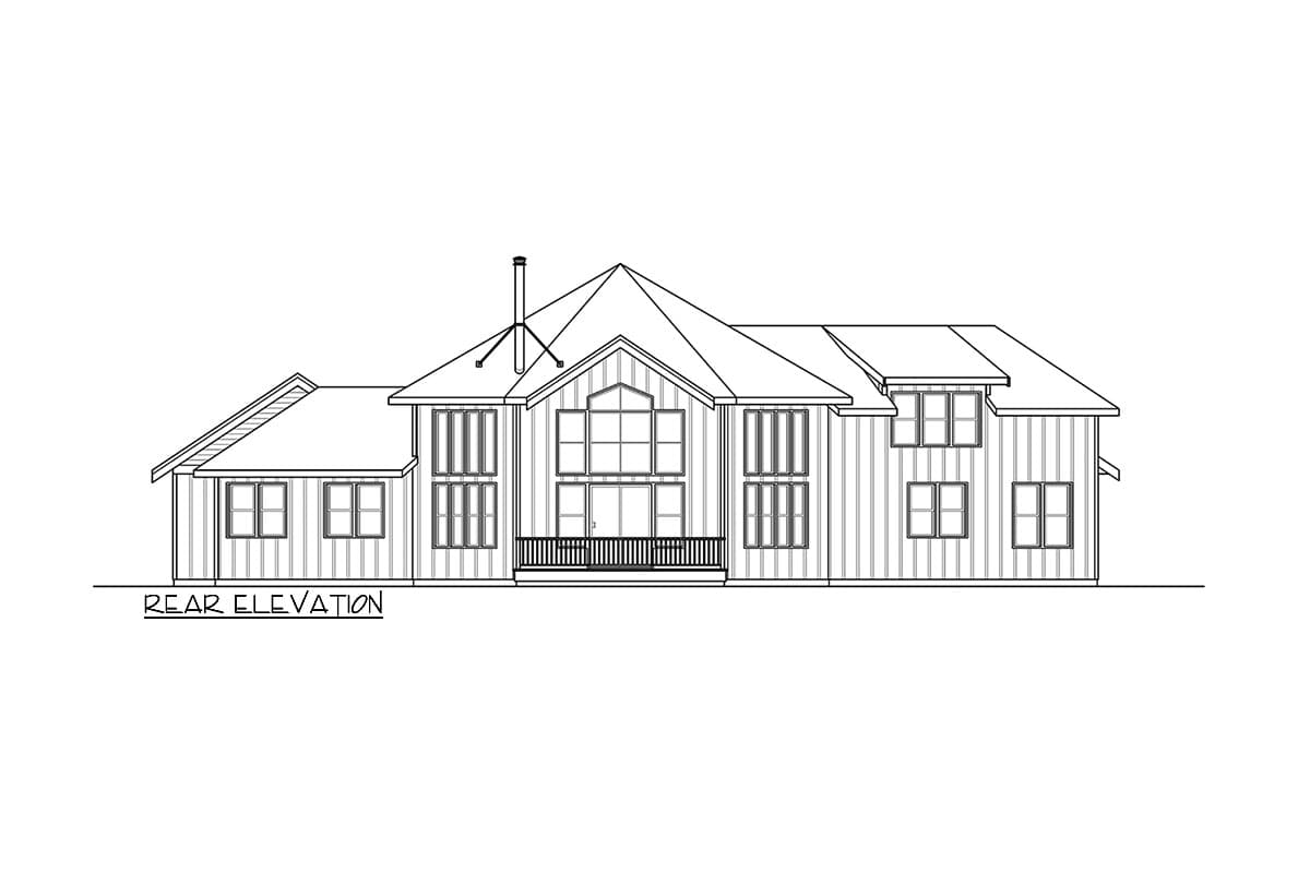 Plan 72416DA: 3-Bed Home Plan with Media Room and Office - 3713 Sq Ft - Image #5 - Craftsman, Northwest