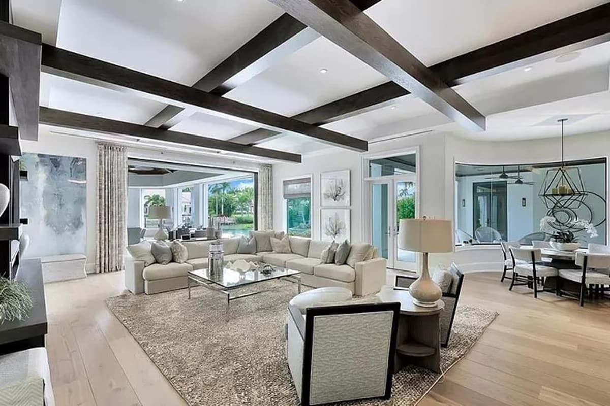 Plan 31843DN: Luxury Transitional House Plan with 5 Bedrooms and a 5 Car Garage - 8786 Sq Ft - Image #8 - European, Florida-Style, Mediterranean, Transitional