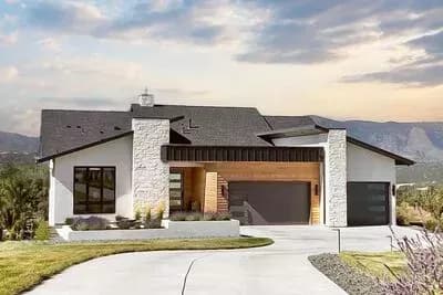 4-Bed Modern House Plan with Optional Lower Level Expansion - 2275 Sq Ft