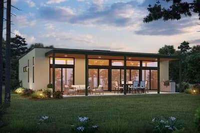3-Bed Contemporary Ranch Plan with Main Level Master and Pocket Office - 1,949 Sq Ft