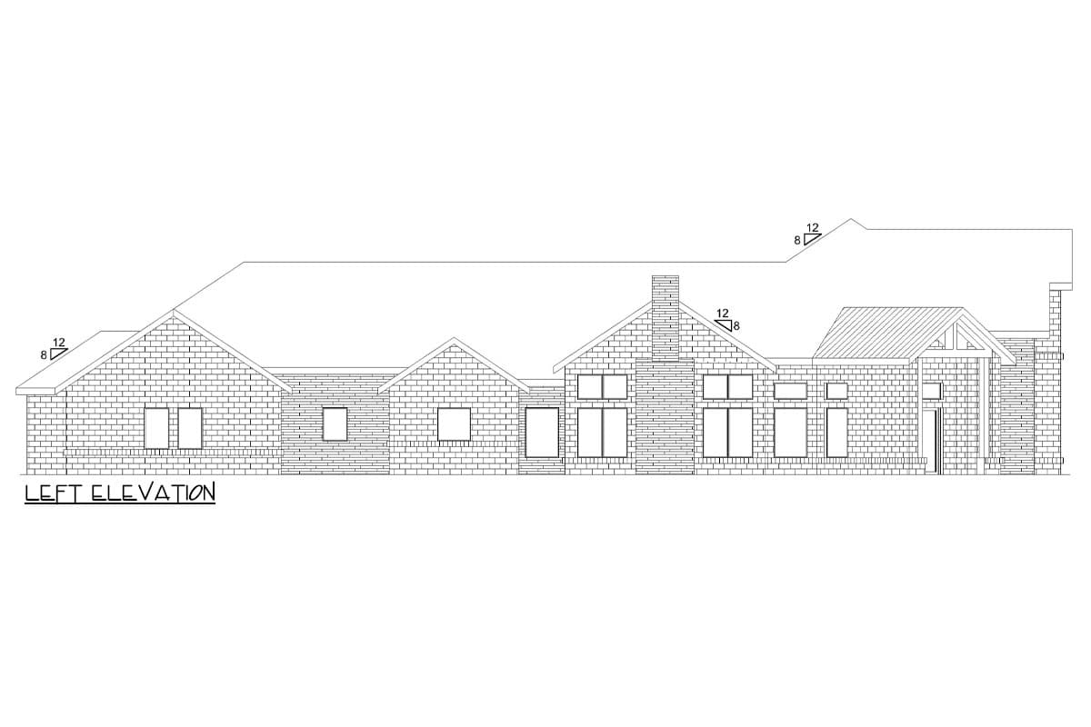 Plan 36703TX: Two-Story Contemporary Home Plan with Game Room and Loft - 4663 Sq Ft - Image #11 - Contemporary, Transitional
