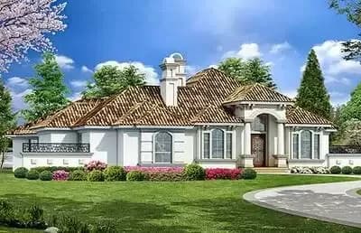Angled House Plan