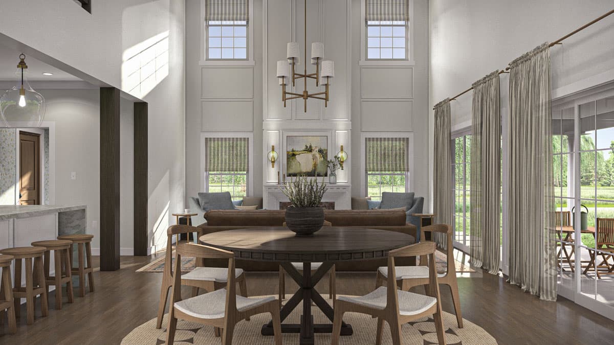 Plan 623374DJ: 2-Bed Colonial Style Home Plan with Two Story Great Room and Loft - 1695 Sq Ft - Image #16 - Colonial, Traditional