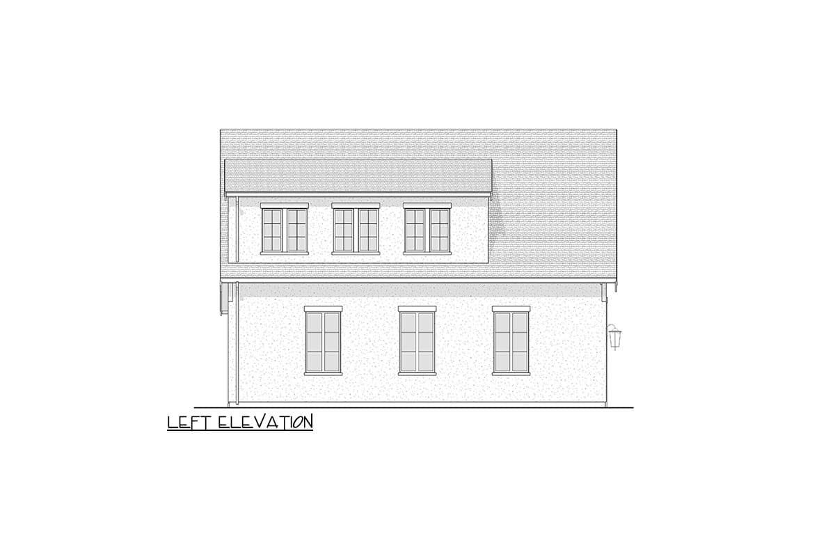 Plan 270103AF: 2-Bed European-Style Carriage House with Carport - 1139 Sq Ft - Image #9 - Carriage, French Country