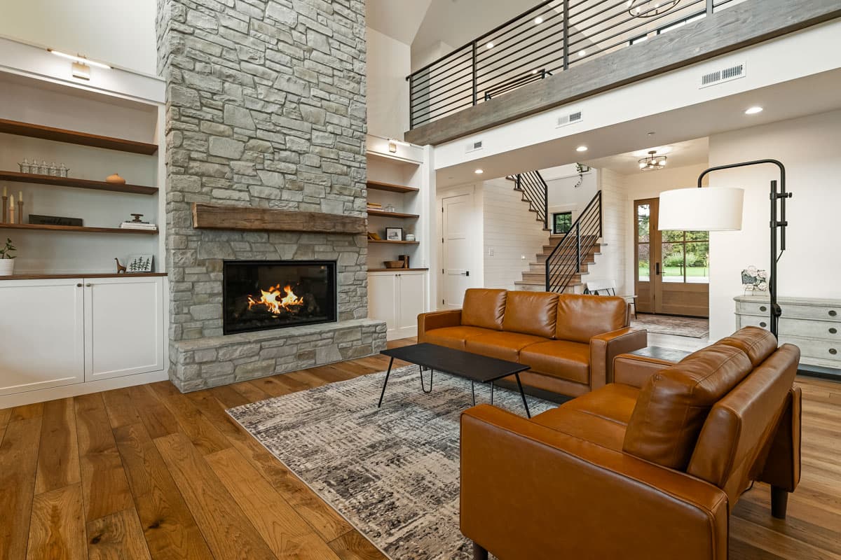 Plan 280210JWD: 4-Bed Modern Farmhouse with Two Story Great Room and Outdoor Fireplace - 4787 Sq Ft - Image #10 - Country, Farmhouse, Modern Farmhouse, Mountain
