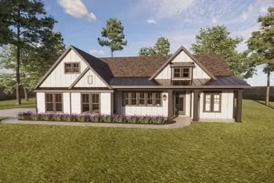 3-Bed Craftsman with Mudroom and 2-Car Side Load Garage - 1935 Sq Ft
