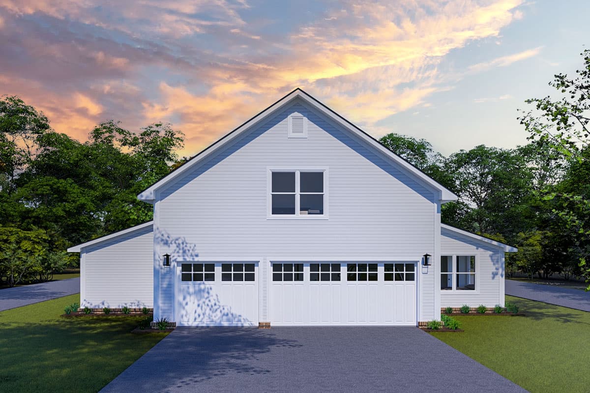 Plan 52356WM: Barndominium-Style Modern Farmhouse with 4-Bedrooms and Loft - 2228 Sq Ft - Image #5 - Barndominium, Cottage, Country, Farmhouse, Modern Farmhouse