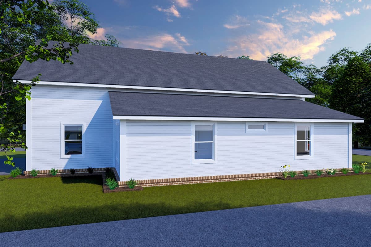 Plan 52356WM: Barndominium-Style Modern Farmhouse with 4-Bedrooms and Loft - 2228 Sq Ft - Image #6 - Barndominium, Cottage, Country, Farmhouse, Modern Farmhouse