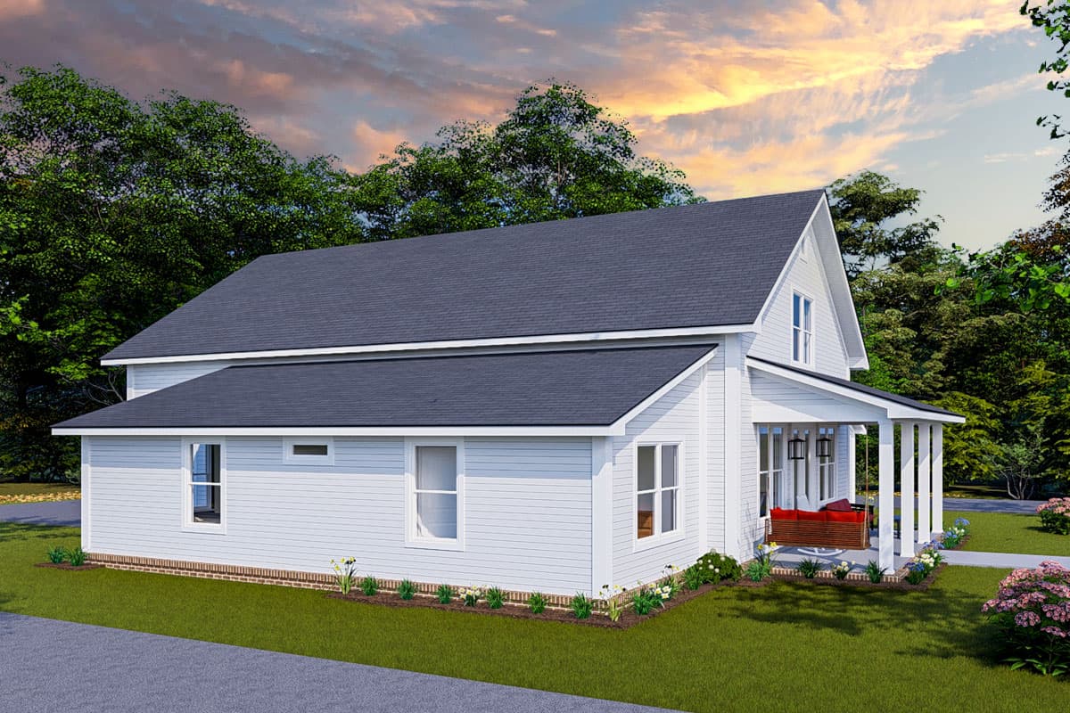 Plan 52356WM: Barndominium-Style Modern Farmhouse with 4-Bedrooms and Loft - 2228 Sq Ft - Image #7 - Barndominium, Cottage, Country, Farmhouse, Modern Farmhouse