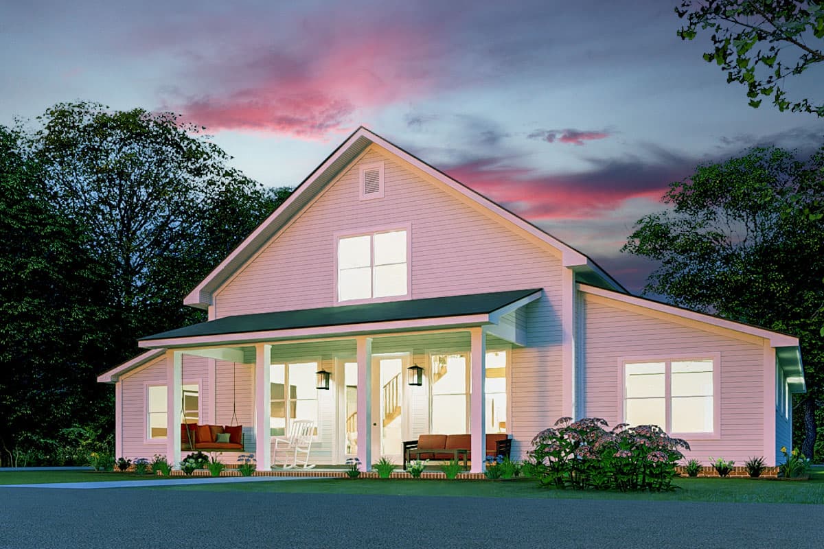 Plan 52356WM: Barndominium-Style Modern Farmhouse with 4-Bedrooms and Loft - 2228 Sq Ft - Image #8 - Barndominium, Cottage, Country, Farmhouse, Modern Farmhouse